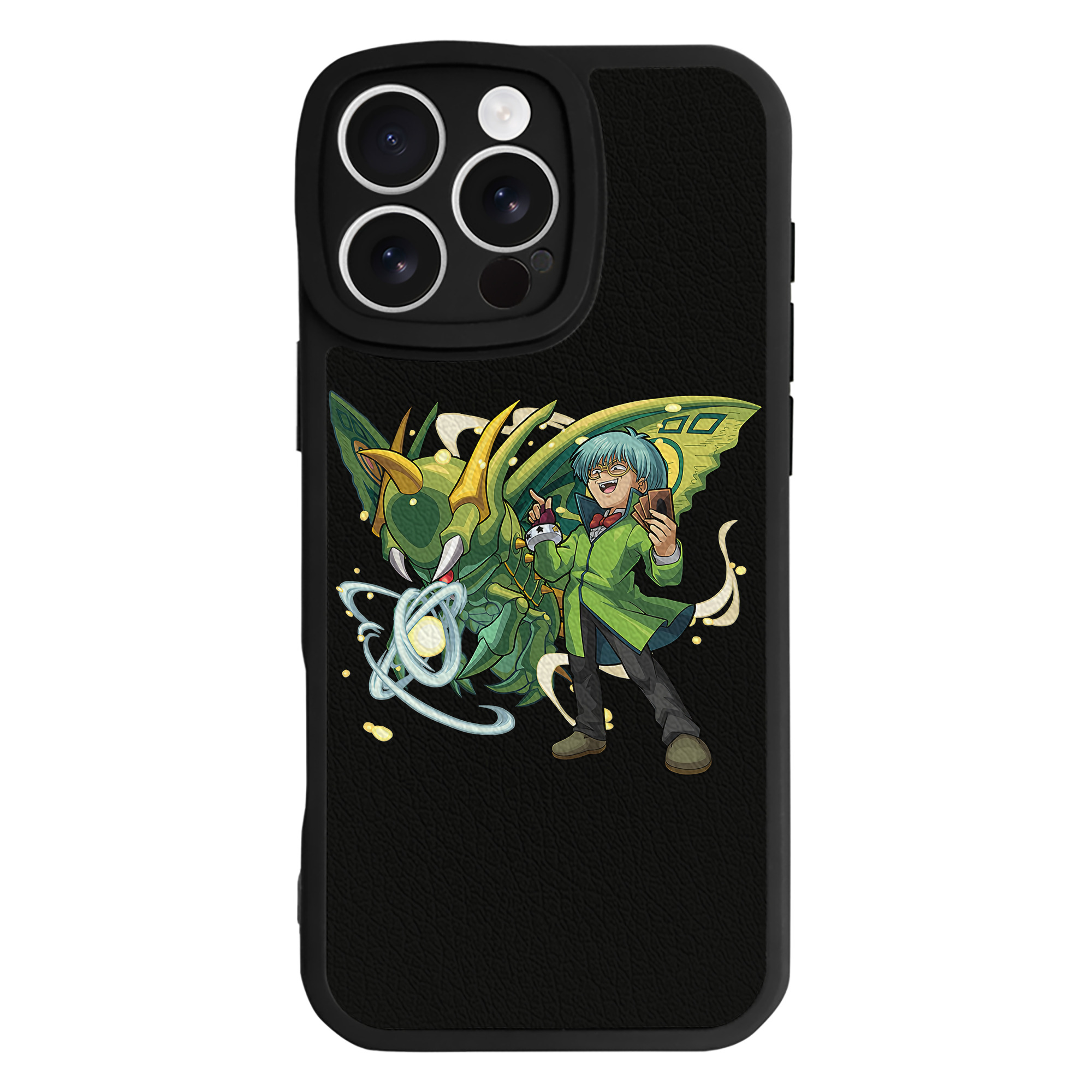 （画像用） 遊☆戯☆王 Yu-Gi-Oh! 【iPhone 16シリーズ対応】シリコンスマホケース（レザー調） 材質：シリコン